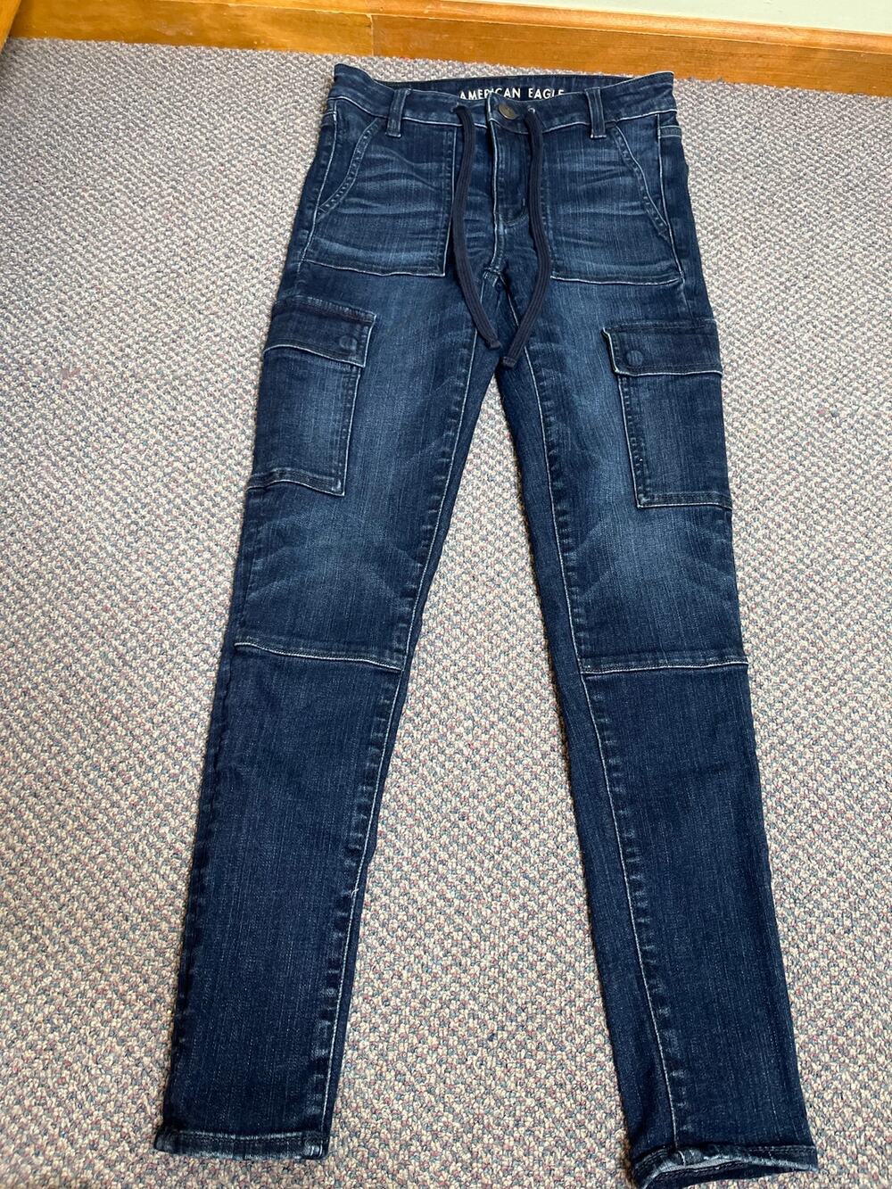American Eagle High Rise Cargo Jegging 4